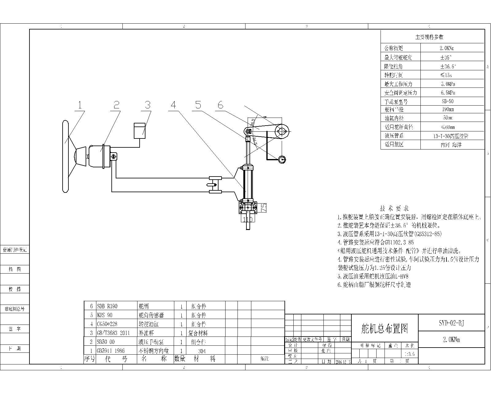 液压舵机 船用液压舵机 电动液压舵机 机械液压助力舵机 手动液