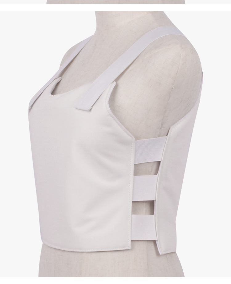 胸带肋骨固定带白布背心式术后胸腹部护胸带胸围固定带厂家直供