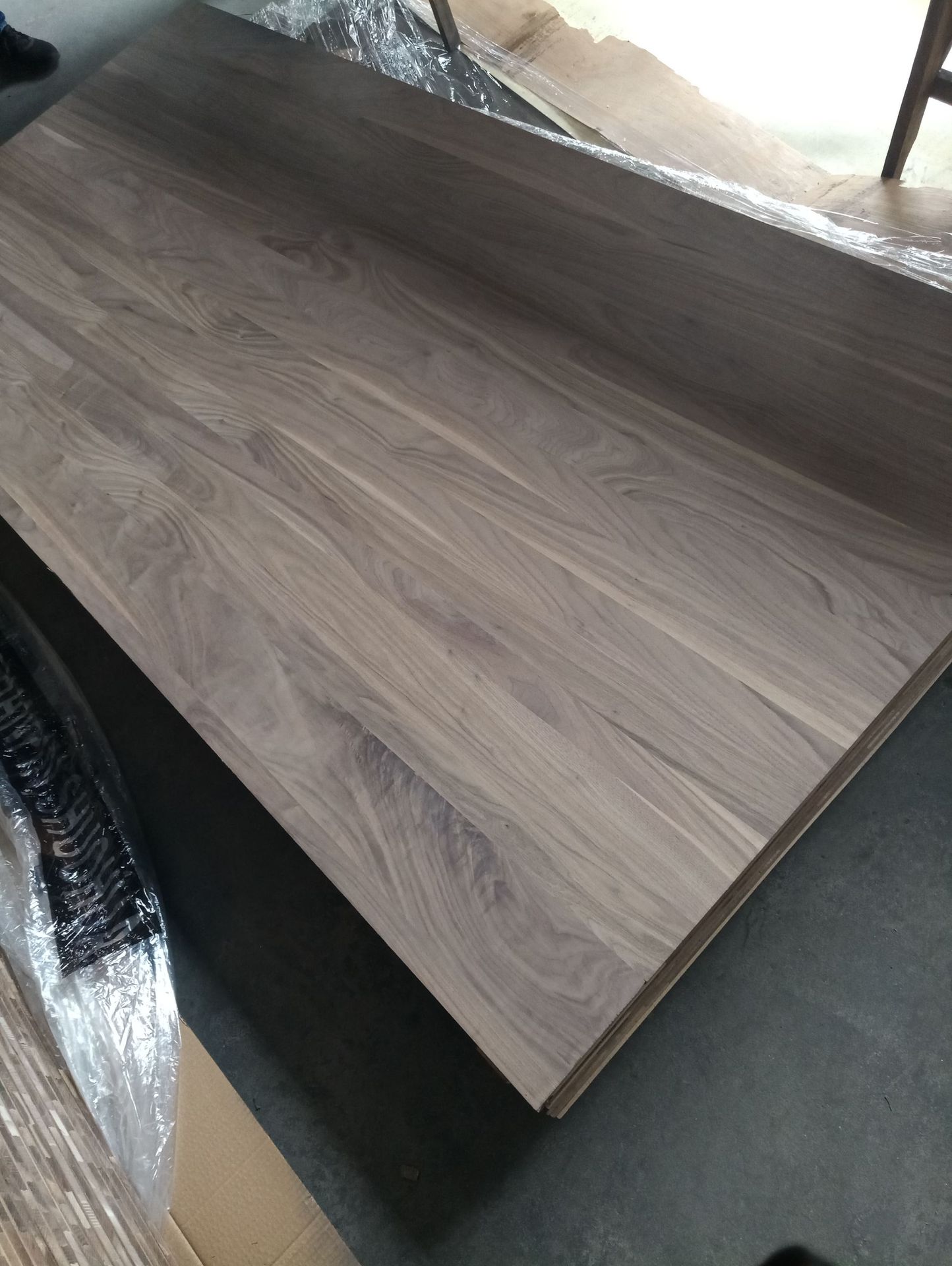 工厂直销美国黑胡桃三层实木拼板,直拼板,指接板,可按规格定制