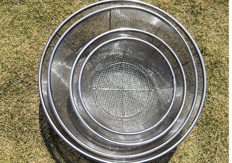 不锈钢筛子过滤沥泔水筐网过滤网筛土厨房沥水漏园艺砂石子分样筛