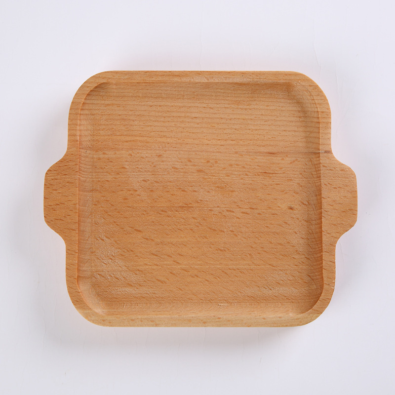 定 做朴色 zakka日式杂货18cm方盘正方形餐盘托盘餐盘厂家直供