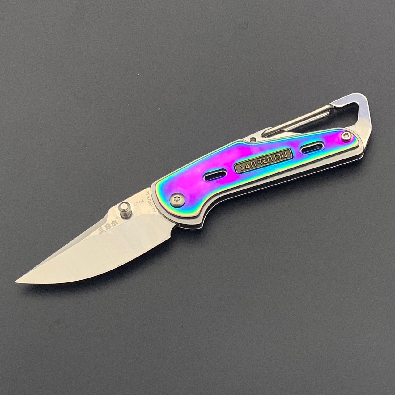 三刃木6070户外小刀随身开箱刀水果刀折叠刀野外求生迷你锋利小刀