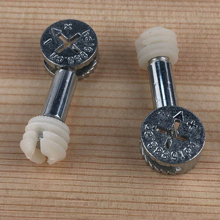 铁质偏心轮扣件三合一连接件板式家具衣柜橱柜三合一连接件