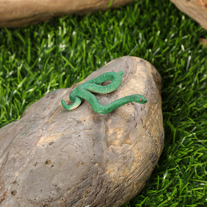 儿童玩具蛇仿真蛇软胶沙滩弯蛇整人恶搞橡胶蛇吓人道具儿童节礼物