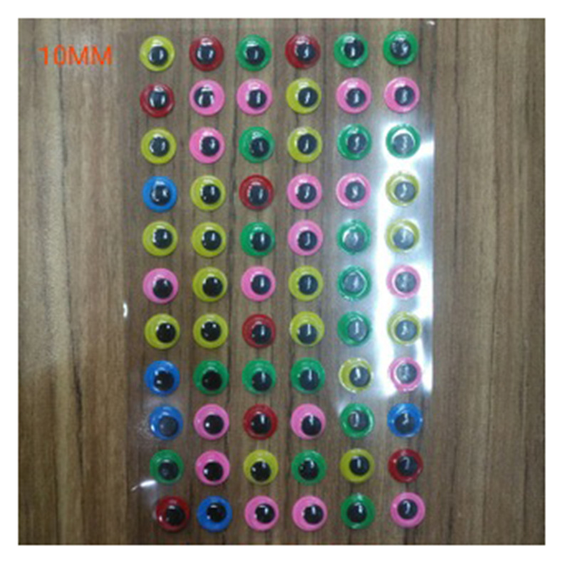 Easy to Peel with Glue Movable Eyes Sticky Many Sizes Match in Stock Wholesale Self-Adhesive Eyes DIY Easy to Tear