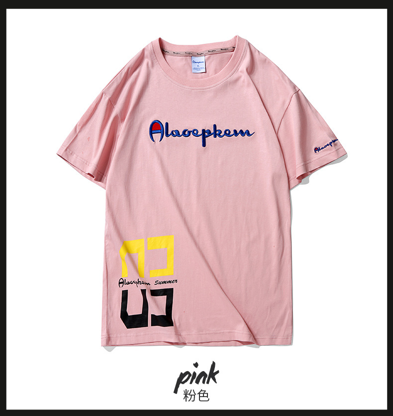 冠军韩 潮牌20夏季新款短袖t恤男休闲打底衫纯棉舒适潮流新品712