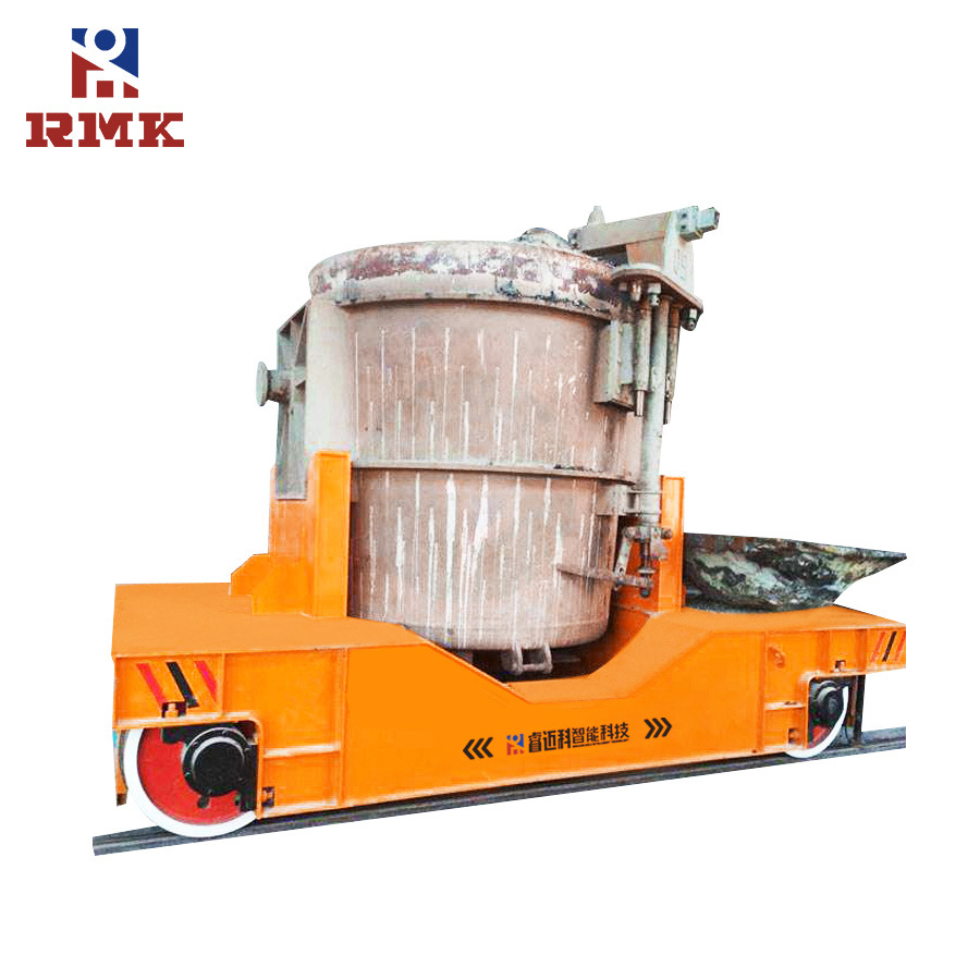 200t 重型钢包车 车间钢水铁水包运输转运车 定点停靠钢包运输车