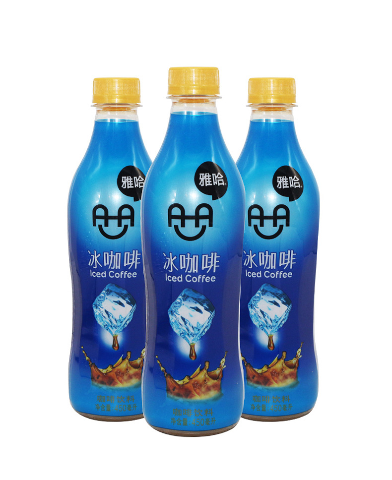 批发统一雅哈咖啡饮料冰咖啡 挑选哥伦比亚咖啡豆 450ml*15瓶饮料