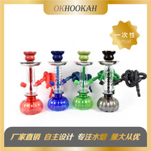 跨境货源厂家批发塑料水烟壶阿拉伯一次性水烟套装hookah shisha