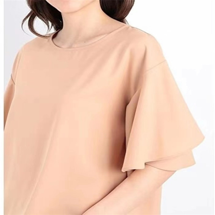 日系蝴蝶袖 蝙蝠袖显瘦体恤 时装小衫森女装年夏季