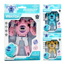 變形機器人手表兒童電子手表玩具幼兒園禮物小禮品