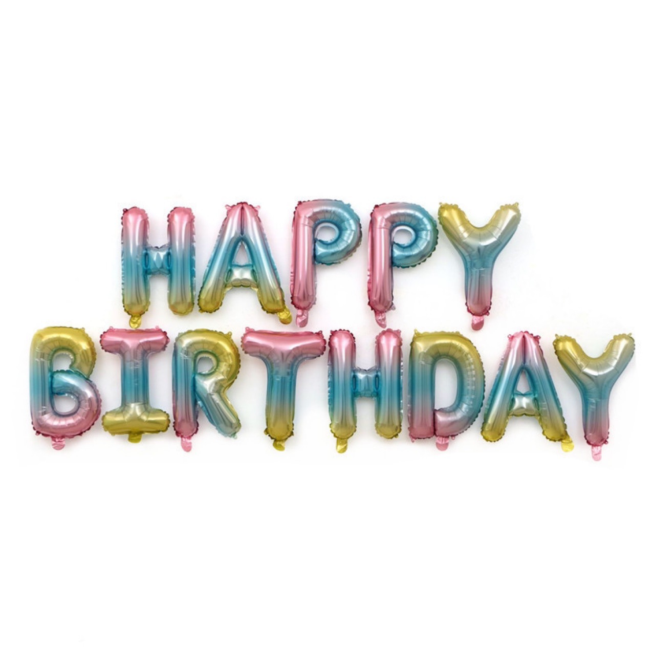 16-Inch Happy Birthday English Letter Set Happy Birthday Birthday Party Decoration Balloon Set