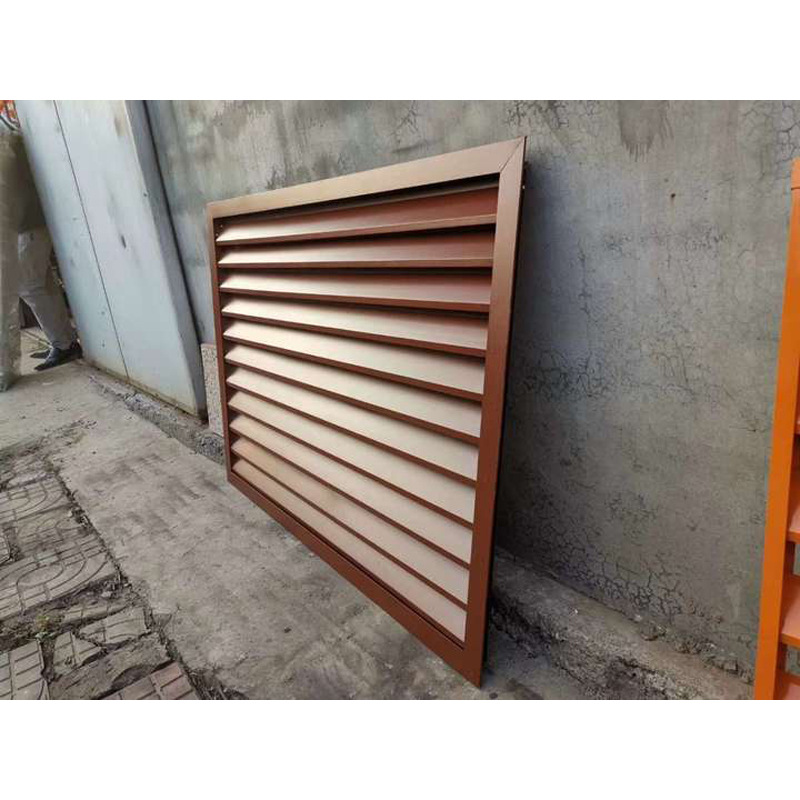 铝合金百叶窗 空调格栅 住宅办公楼防水百页风口 外墙空调通风窗