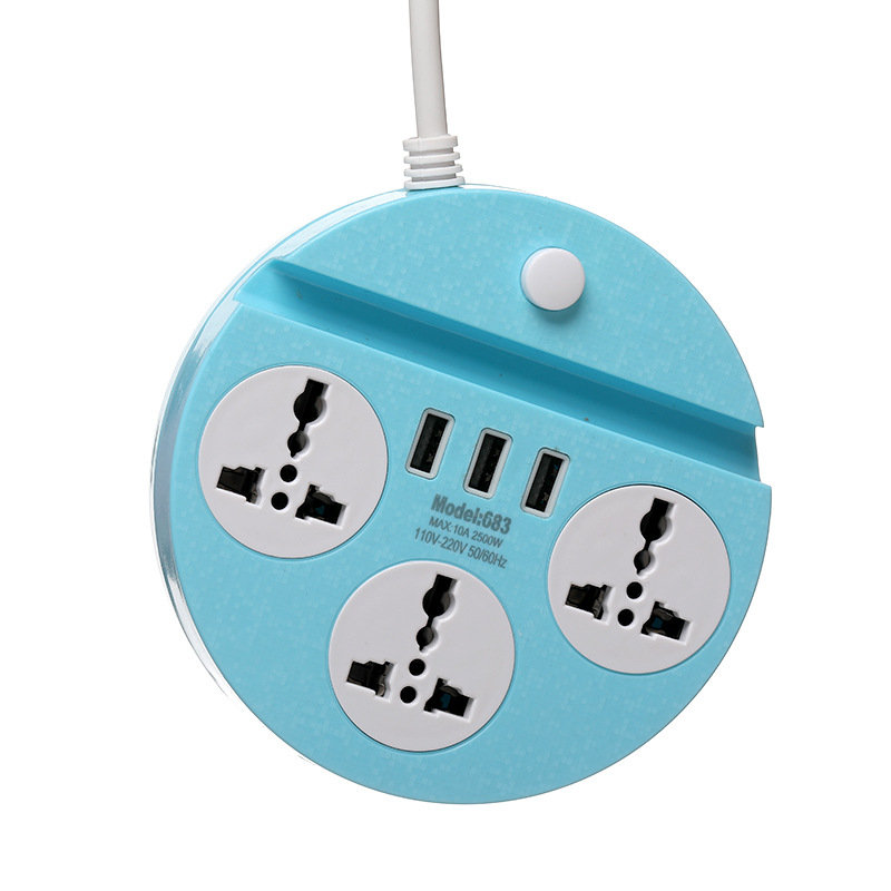 Zorro Socket with Mobile Phone Bracket USB Socket American Standard European Standard British Standard Socket Universal Hole Zorro