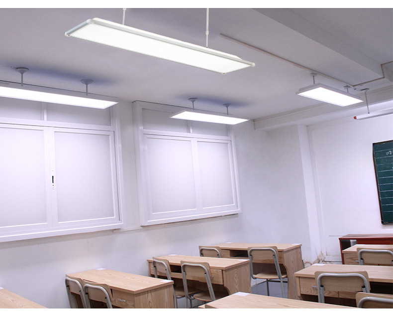 led超薄教室节能护眼灯防眩晕无频闪学校办公教育照明长条吊线灯