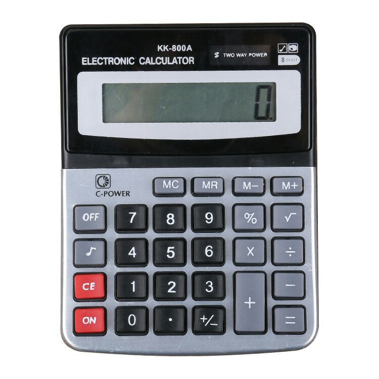 800a台式计算器 桌面办公用品计算机 财务会计算数机按电池计算机