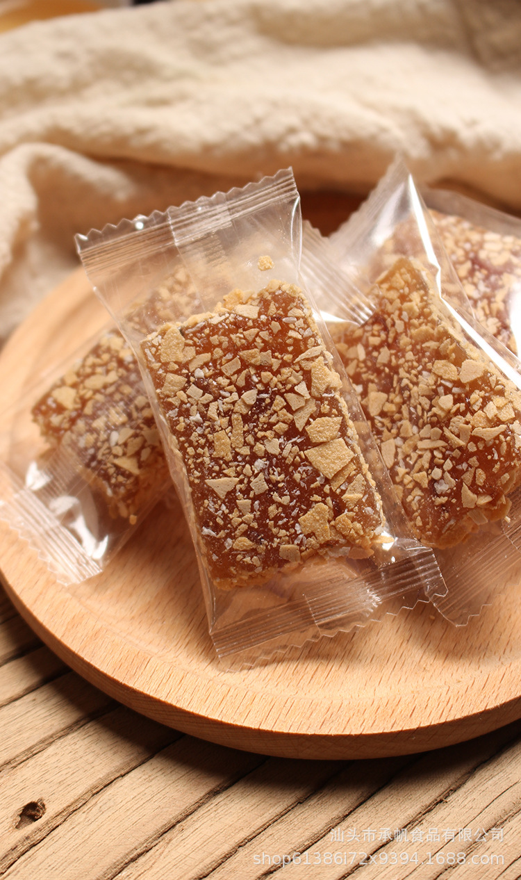 黄皮糕 麦片黄皮软糕糖传统黄弹糕 橡皮糖特产零食 源头厂家5斤装