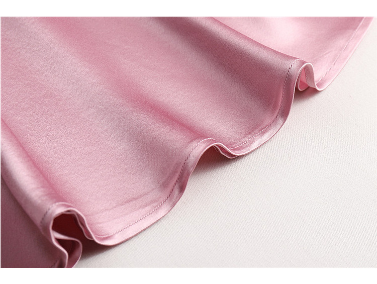 三醋酸缎面粉色包臀鱼尾裙中长款垂坠丝滑显瘦大码2020夏新半身裙