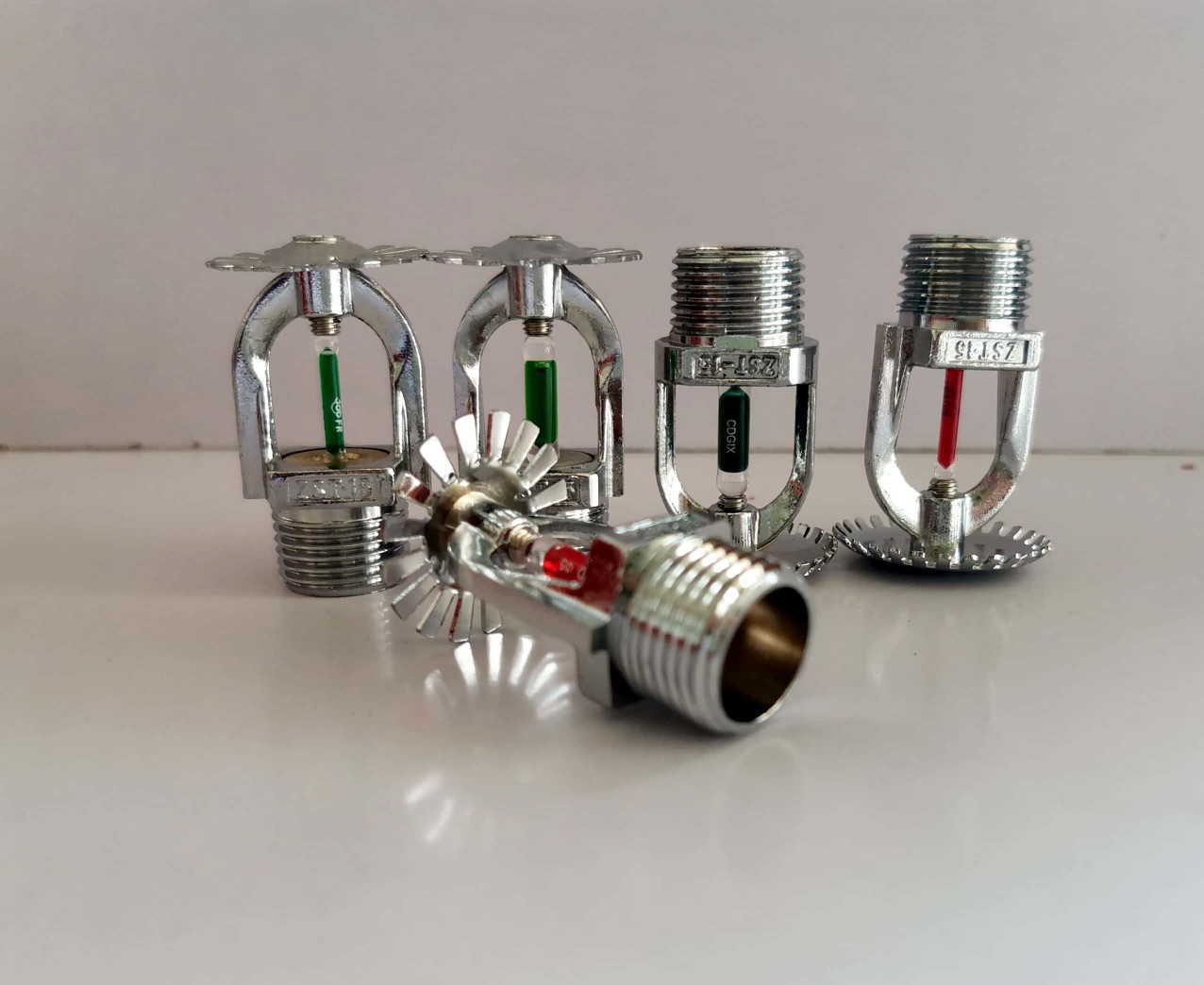 广渤牌消防器材厂家直销68度消防喷头下垂型上下喷洒水喷淋头