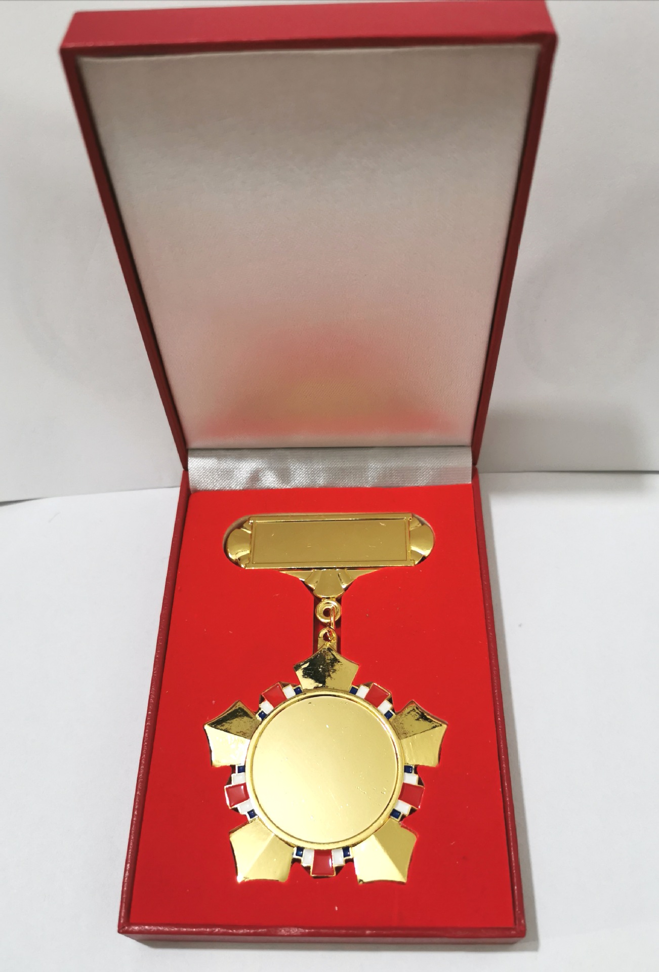 嘉奖类金属冲压奖章 工艺精美