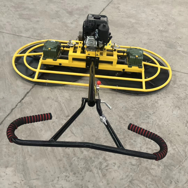 汽油简易款座驾式混凝土抹光机小型内燃是水泥收光机双盘汽油抹子