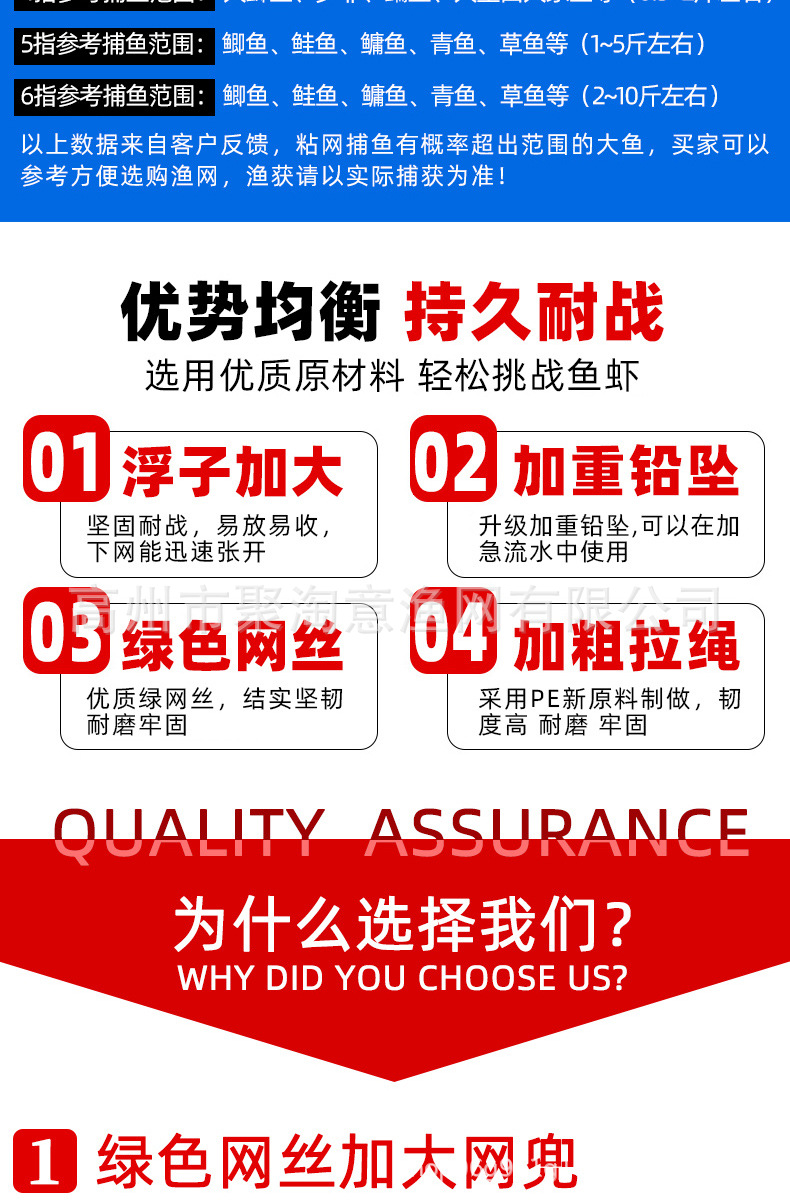 三层鱼网沉网绿丝网渔网粘网沾网挂网沉网撒网网丝网拉网鱼网渔具