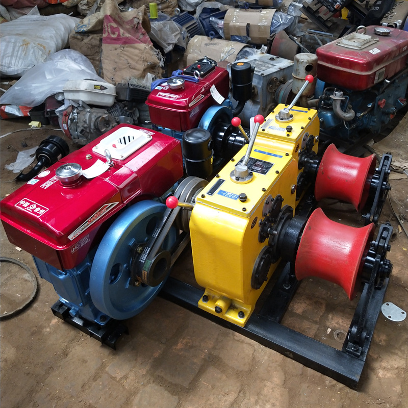 安宁市5吨柴油绞磨机新款5吨柴油绞磨价格5吨柴油绞磨机使用方法