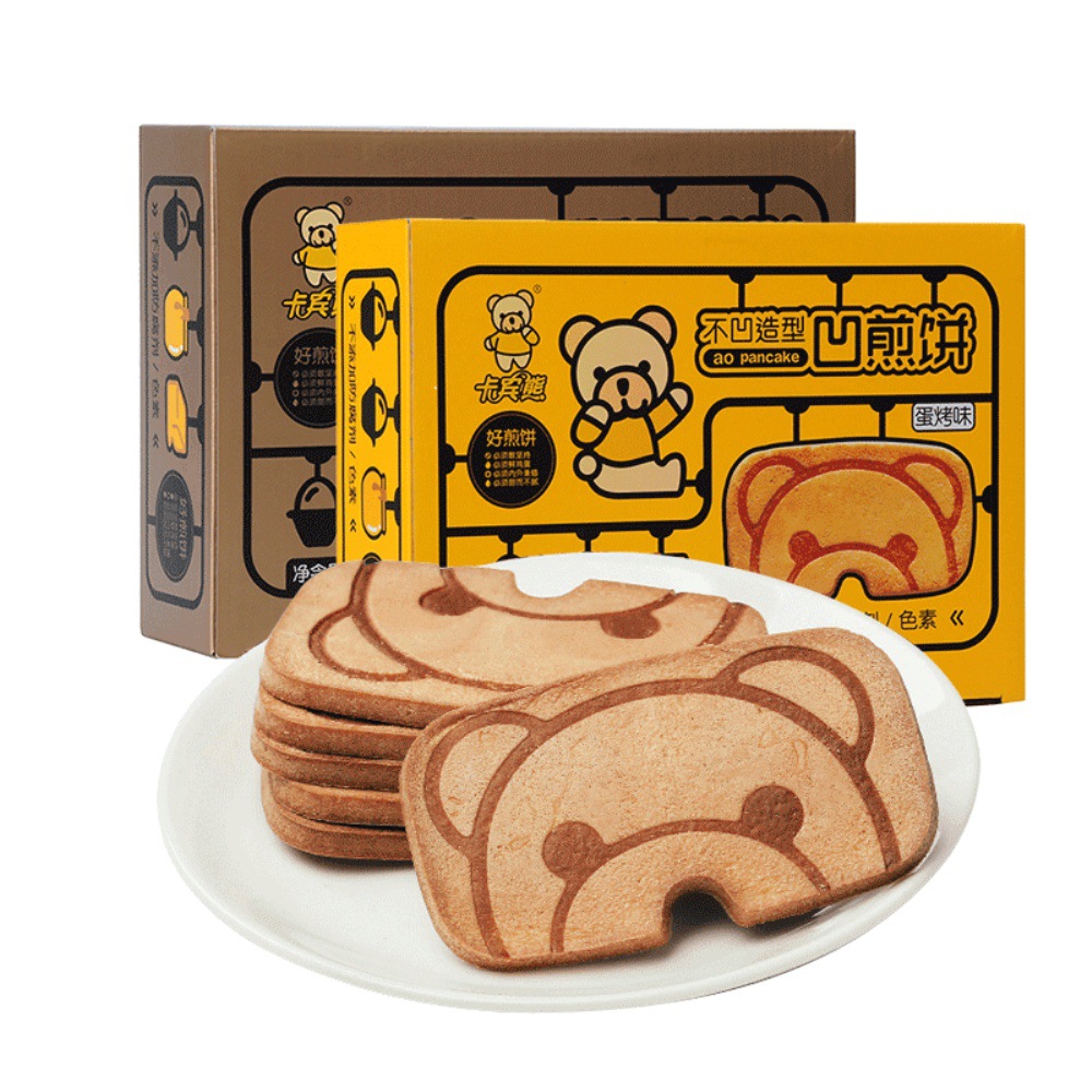 卡宾熊小熊鸡蛋蜜松煎饼整箱早餐饼干休闲食品充饥夜宵网红小零食