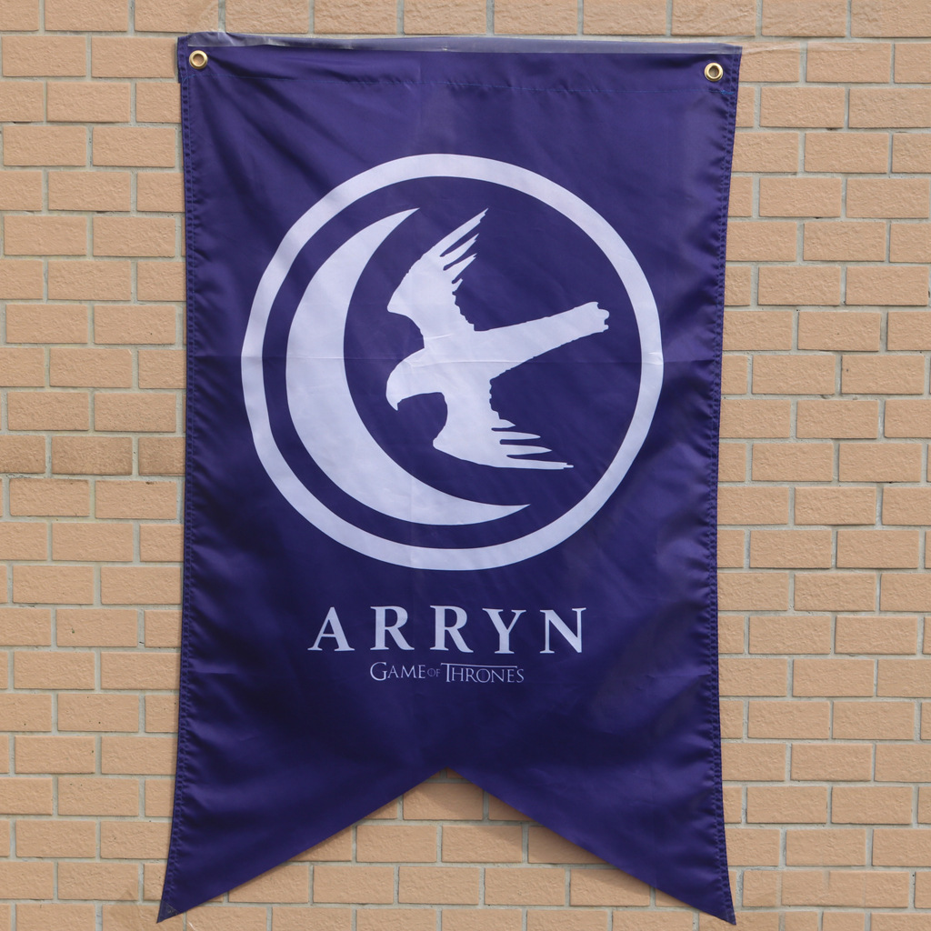 权利权力的游戏九大家族旗帜冰与火之歌装饰旗海报挂画