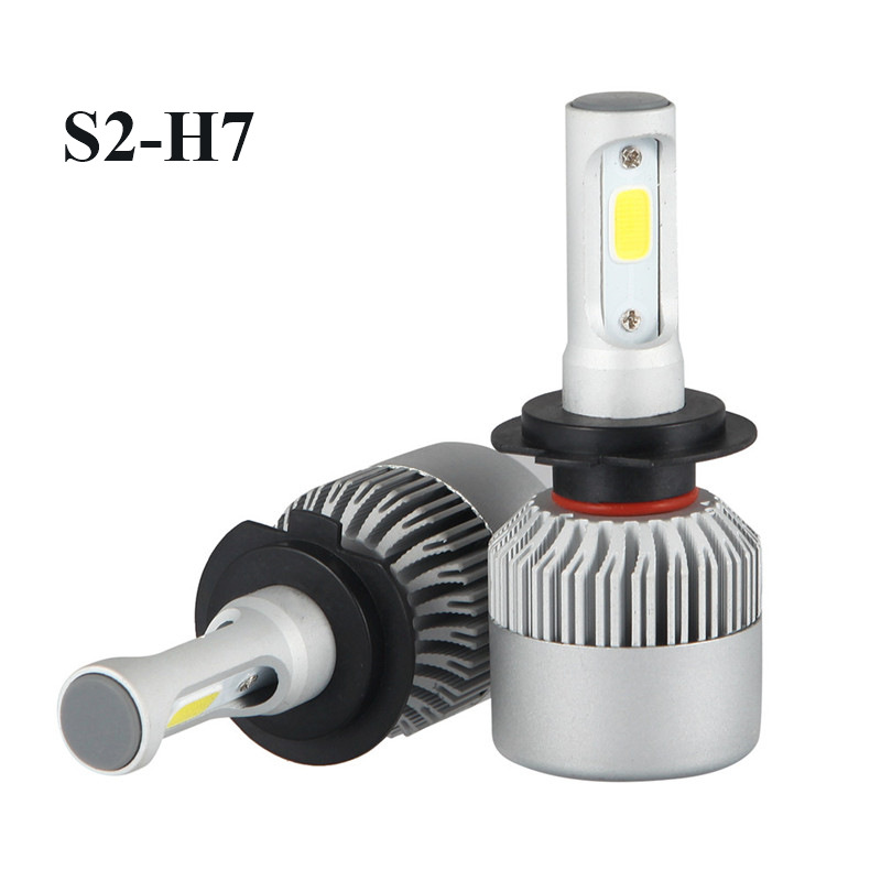 Factory Direct Sales Car S2led Headlight H5h1h11 9005 Bright Far and near Light Bulb H4 Integrated Lamp