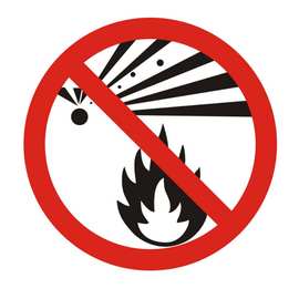 禁止倚靠 严禁携带易燃易爆物品  标识牌警告标志牌指示提示警示