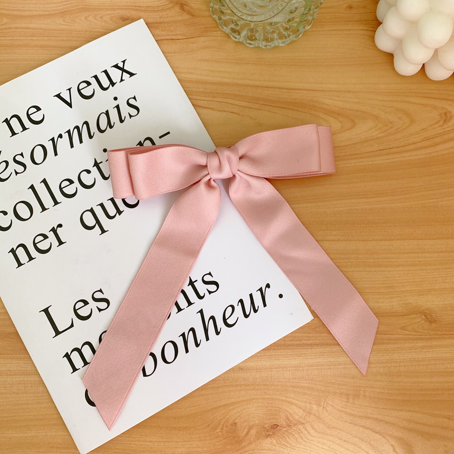 复古丝带蝴蝶结发夹百搭发卡甜美飘带顶夹侧边夹网红发饰森系新款