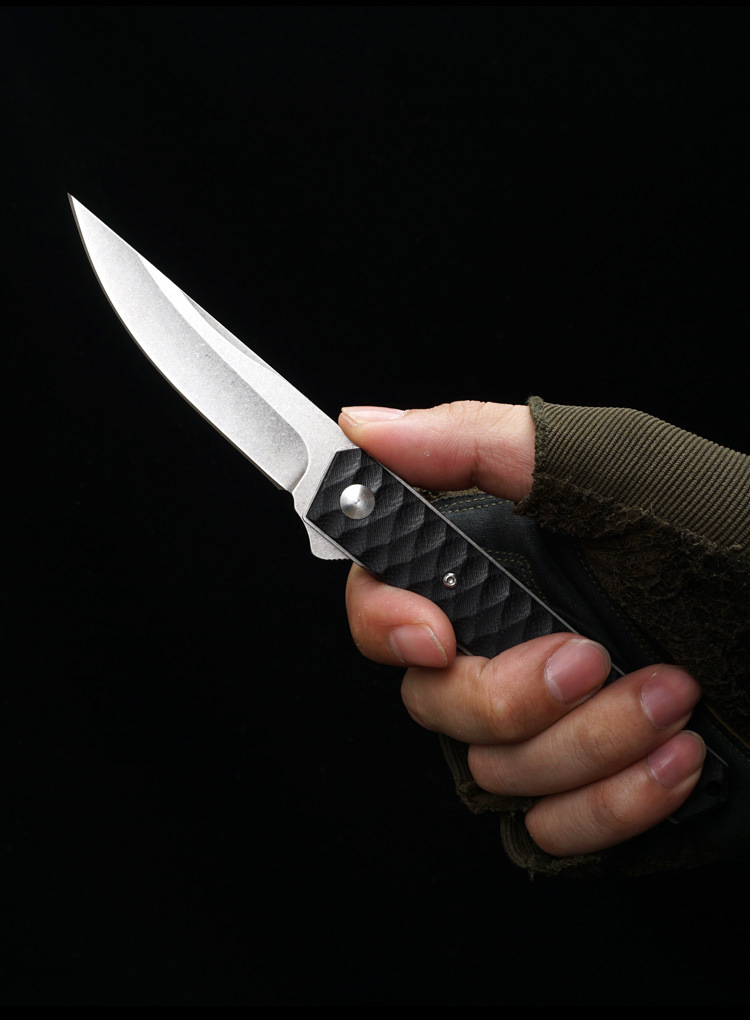 折刀户外礼品水果折叠小刀g10柄现货博克五金工具日式刀具供应