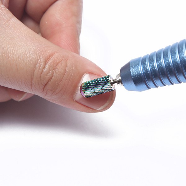 美甲打磨头 圆柱形彩钢金属磨头 钨钢合金打磨头i238843a4