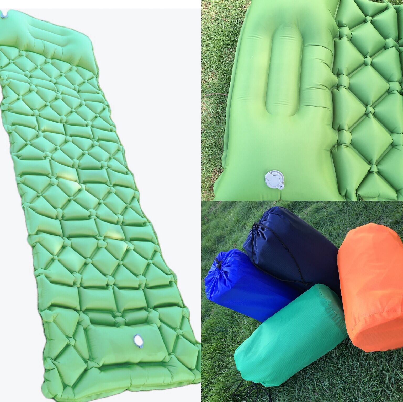 超轻tpu充气垫脚踩充气垫免吹气防潮垫野餐垫户外充气垫帐篷睡垫