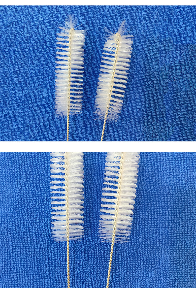 鱼具清洁刷创意环形手柄不锈钢刷奶瓶清洗尼龙毛刷厂家定制