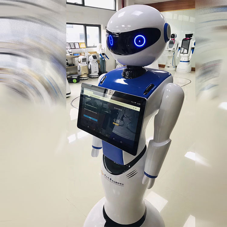 ai智能机器人咨询问答主动迎宾人脸识别语音交互讲解