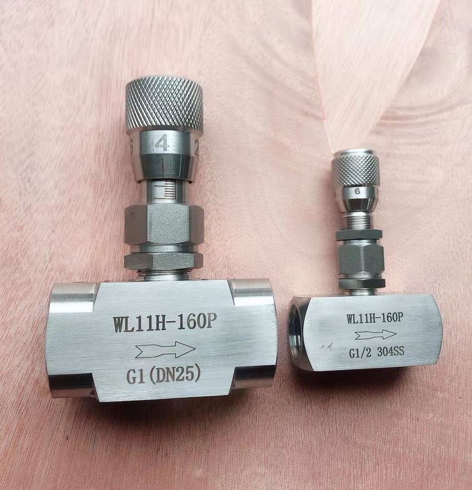 wl13h-320p带刻度不锈钢304/316l高精度微量调节阀 g1/4 3/8 1/2