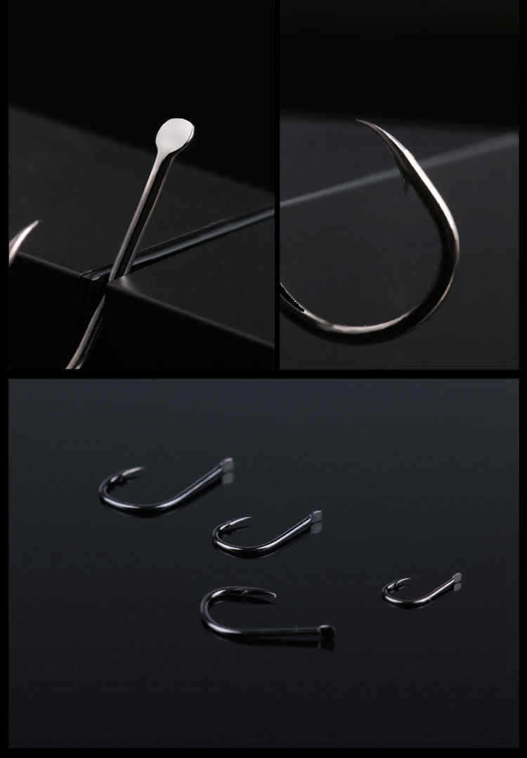 日本伊豆鱼钩新关东鱼钩伊势尼鱼钩进口袋装鱼勾有倒刺大物青鱼钩