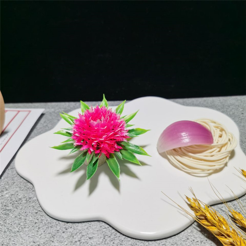 酒店冷菜品摆盘装饰花草 盘饰寿司刺身拼盘创意盘头点缀仿真小花