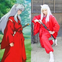 动漫犬夜叉COSPLAY服装桔梗角色扮演和服巫女套装 批发 一件代发