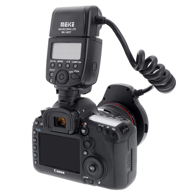 美科mk-14ext 环形微距闪光灯 ttl 环闪灯 适用于佳能尼康