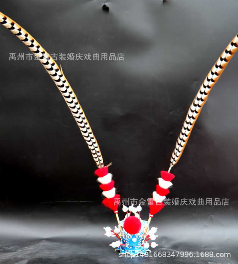 儿童摄影道具孙悟空紫金冠帽子国潮拍照戏剧紫金冠太子冠