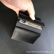 TPU轻薄两折信用卡包卡套便携学生钱包饭卡包名片包小批量定制