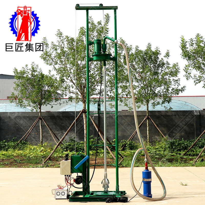 小型电动钻井机 sjd-2c可拆解120米家用全自动电动打井机