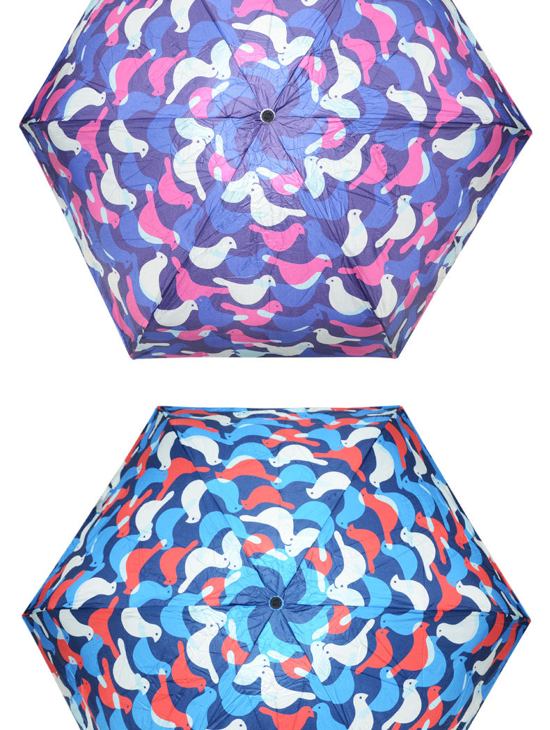 【天堂正品】口袋五折伞晴雨伞现货批发女款小包包便携款