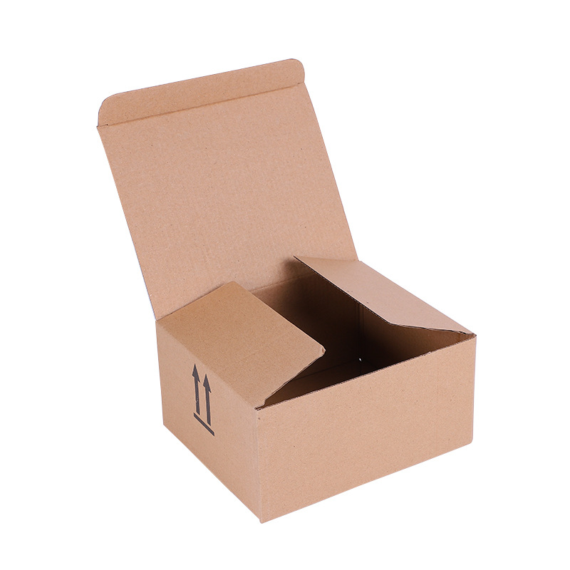 厂家定制批发三层瓦楞包装纸箱 飞机盒扣式3层瓦楞箱物流包装纸箱