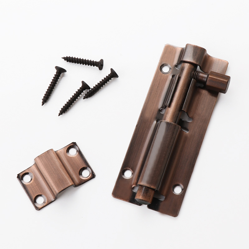 hd不锈钢插销门栓锁扣门锁扣搭扣老式卡扣防盗木门加厚卫生间