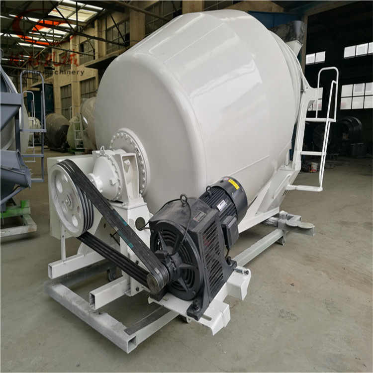 厂家直销小型液压罐水泥搅拌运输车混凝土可调带电机搅拌罐