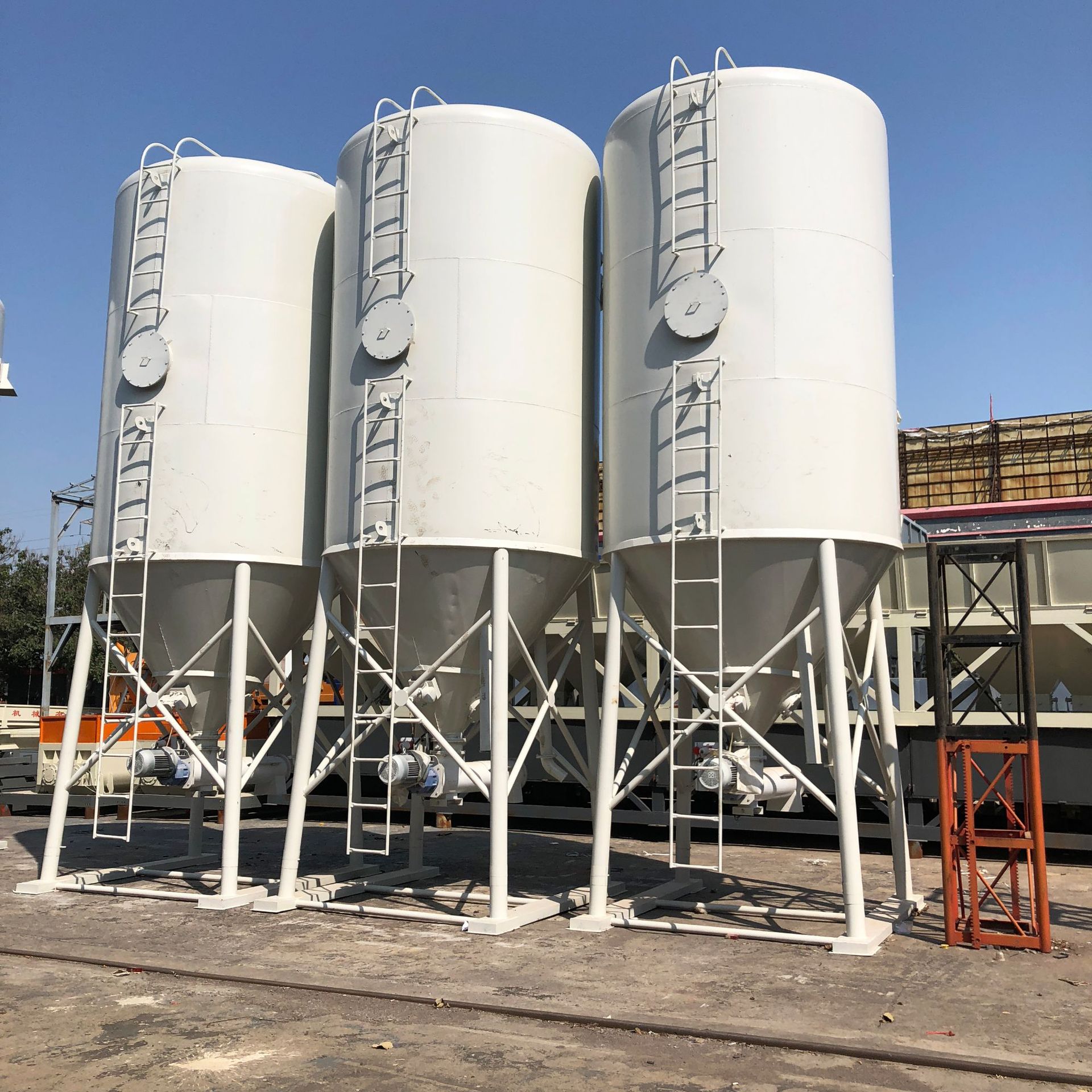干粉砂浆罐建筑物料存储搅拌罐预拌干混砂浆储料罐工地用